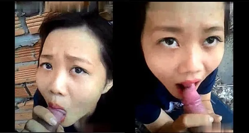 Người tình liếm chim ở vườn sau nhà